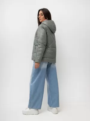 Dámská bunda SUBLEVEL D50048X44517A1 KHAKI