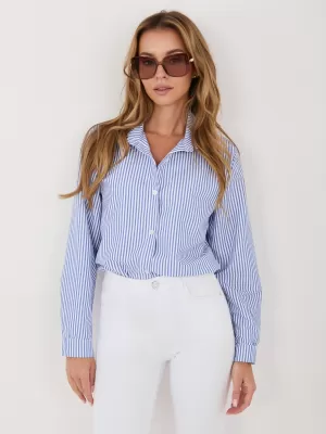 Dámská košile FACTORY PRICE IT-KS-92761.94 DARK BLUE