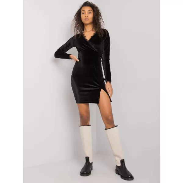  Dámské šaty RUE PARIS RV-SK-7343.29X NOIRE 