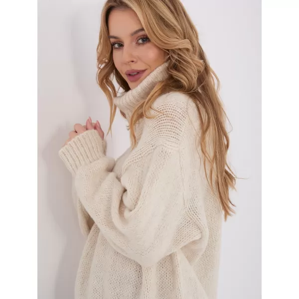  Dámský svetr FACTORY PRICE IN-SW-3176.26 LIGHT BEIGE 
