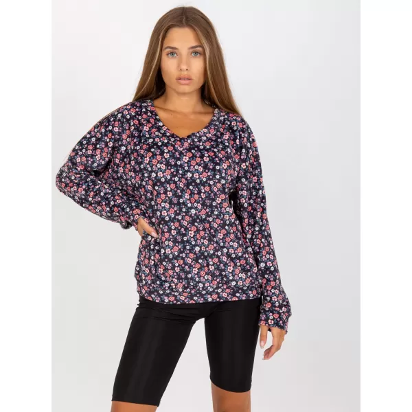  Dámská halenka RUE PARIS RV-BZ-8132.60 NAVY 