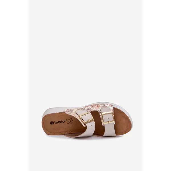  Dámské pantofle INBLU SD000001 BEIGE 