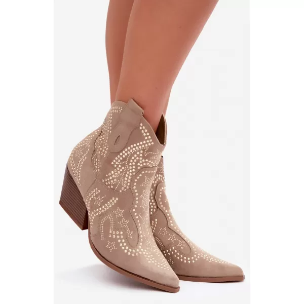  Dámské boty BOTO 9676A KHAKI 