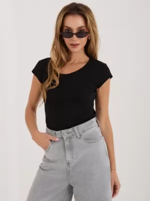 Dámské tričko RUE PARIS RV-TS-A1360.02P BLACK