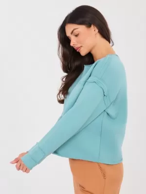 Dámská mikina FACTORY PRICE NS-BL-NS2553.16 TURQUOISE