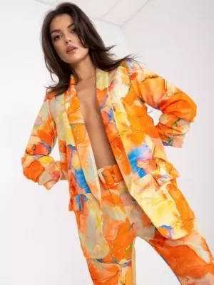 Dámská bunda ITALY MODA DHJ-MA-7684A-1.22X ORANGE