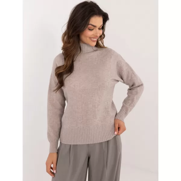  Dámský svetr WOOL FASHION ITALIA AT-SW-2339.54 BEIGE 