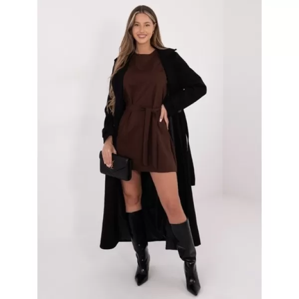  Dámské šaty ITALY MODA MI-SK-4303.62 BROWN 