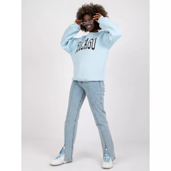  Dámská mikina EX MODA EM-BL-617-C.29X LIGHT BLUE 