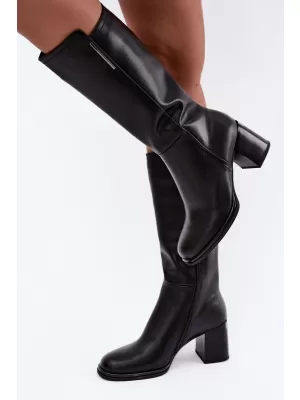 Dámské kozačky VINCEZA 67053 BLACK