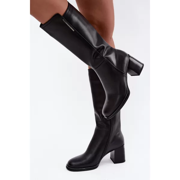  Dámské kozačky VINCEZA 67053 BLACK 