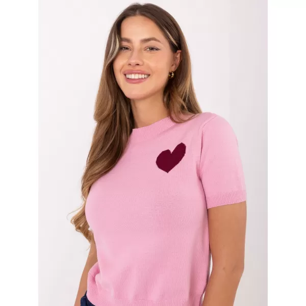  Dámský svetr FACTORY PRICE IT-SW-93007.26 PINK 