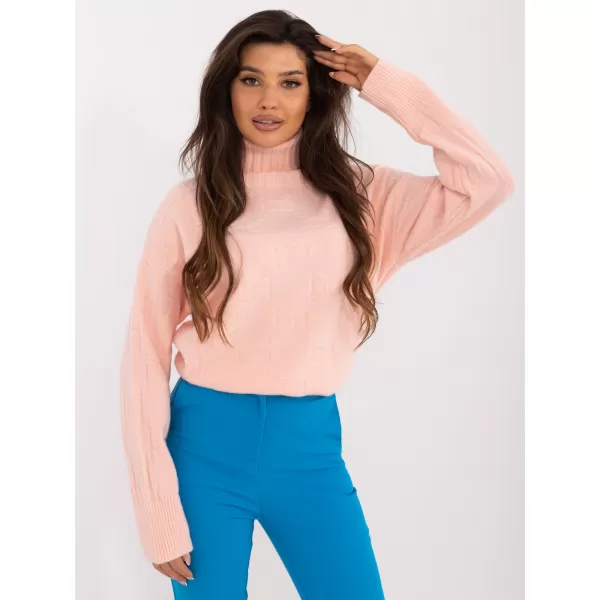  Dámský svetr WOOL FASHION ITALIA AT-SW-2342-1.35 PEACH 