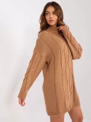 Dámské šaty RUE PARIS LC-SK-1561.72P CAMEL