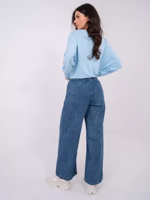 Dámské kalhoty SUBLEVEL D80038BB62627M327 DARK BLUE