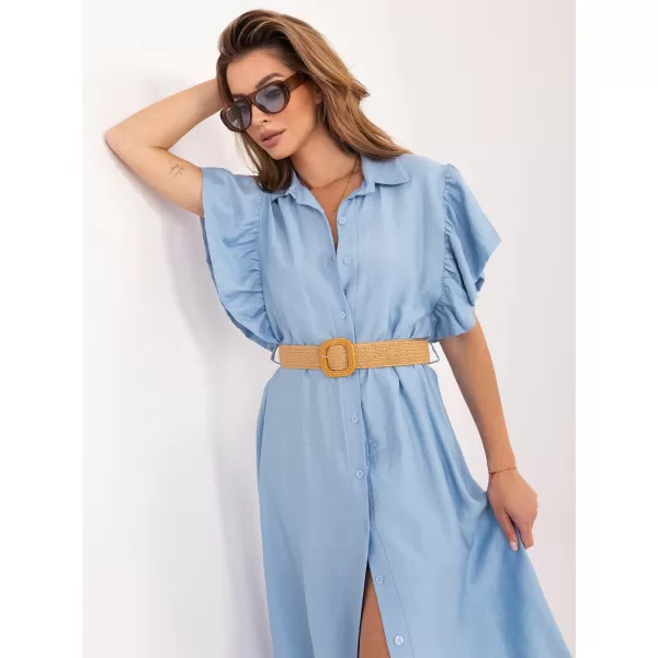  Dámské šaty ITALY MODA MI-SK-82970.86 LIGHT BLUE 