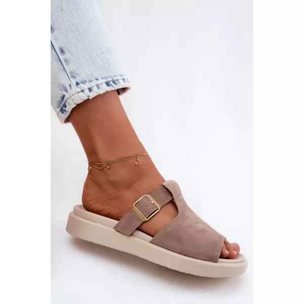  Dámské pantofle BOTO 26SD18-51 BEIGE 