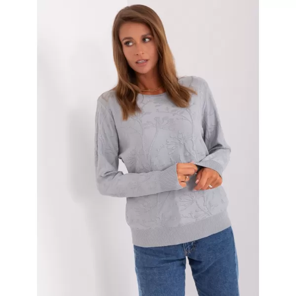 Dámský svetr WOOL FASHION ITALIA AT-SW-2231.99P GRAY 