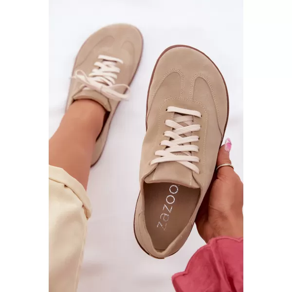  Dámské tenisky ZAZOO N1243/612 BEIGE 