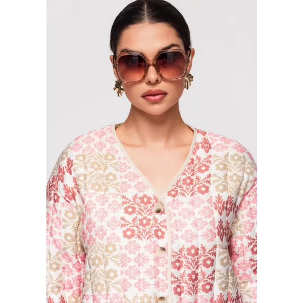  Dámská bunda LARICA OW-JALP-0126 ROSE/BEIGE 