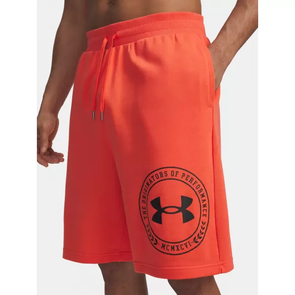  Pánské kraťasy UNDER ARMOUR RIVAL LW GRAPHIC SHORTS 6014689-690 ČERVENÁ 