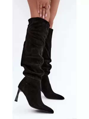 Dámské kozačky VINCEZA 89170 BLACK