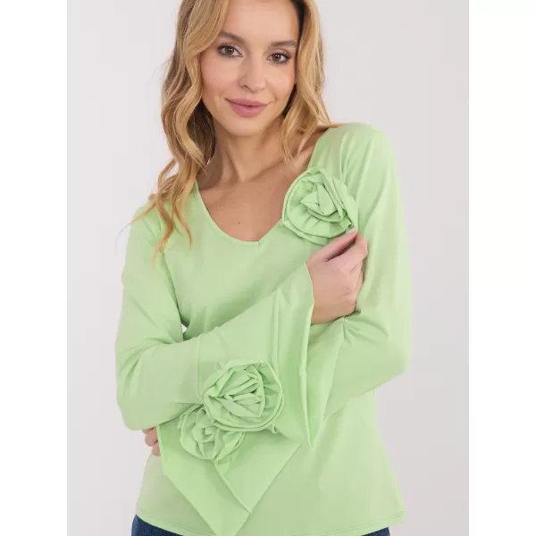  Dámská halenka ITALY MODA IT-BZ-22139.55 BRIGHT GREEN 