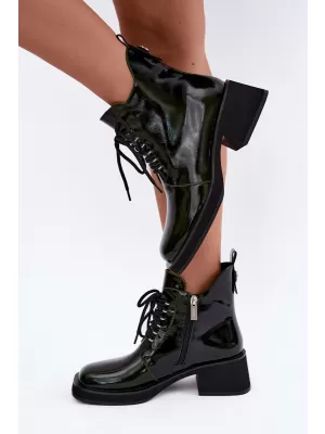 Dámské kotníkové boty GOE UU2N4129 DARK GREEN