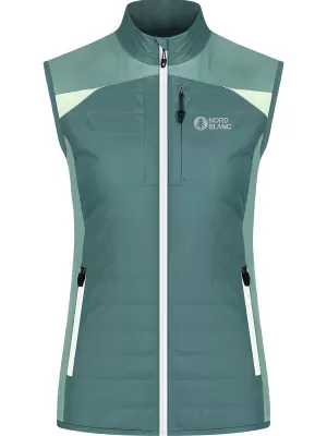 Dámská vesta NORDBLANC DELL NBWJL8332 ZELENÁ