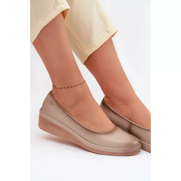  Dámské polobotky VINCEZA 39987 BEIGE 
