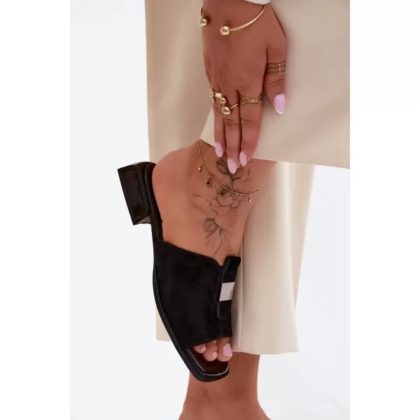  Dámské pantofle D&A JC61-1002 BLACK 