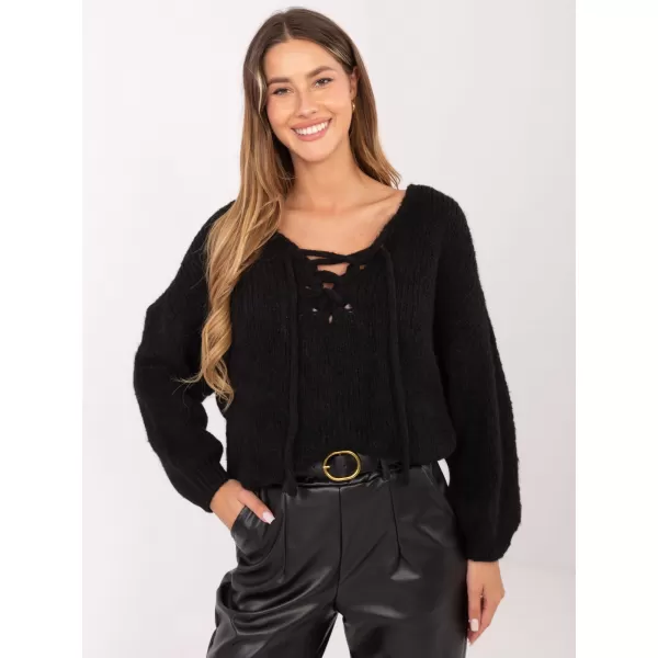  Dámský svetr ITALY MODA MI-SW-0919.18 NOIRE 