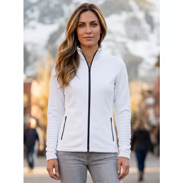  Dámská micro fleece mikina MALFINI FACTOR 853 BÍLÁ 