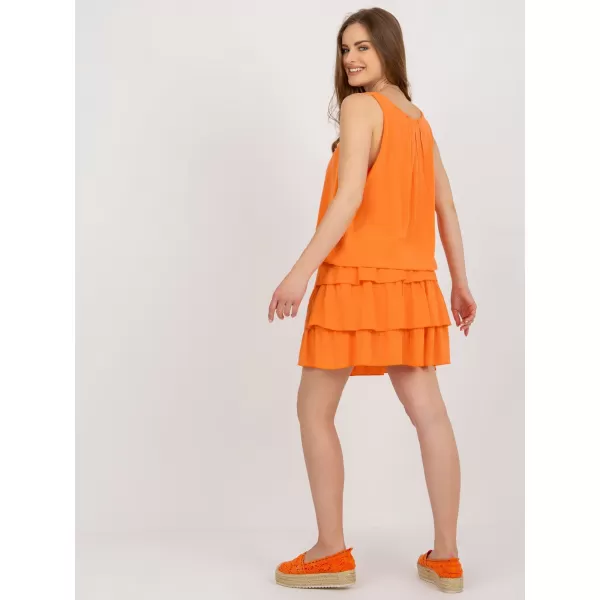  Dámské šaty OCH BELLA TW-SK-BI-8139.44 ORANGE 