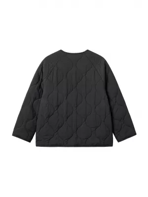 Dívčí prošívaná bunda URBAN CLASSICS UCK7175-00007 BLACK