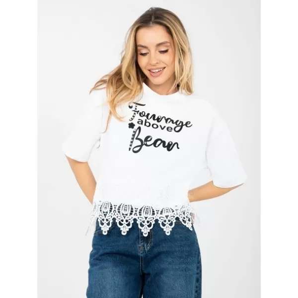  Dámská halenka FACTORY PRICE IT-BZ-JL13.82 WHITE 