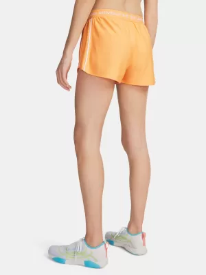 Dámské kraťasy UNDER ARMOUR TECH PLAY UP SHORTS 1389882-870 ORANŽOVÁ