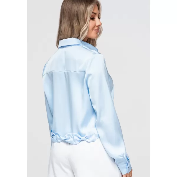 Dámská košile OMBRE OW-SH-E0059 BLUE 