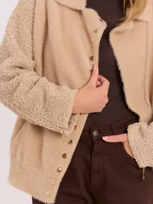 Dámská bunda FACTORY PRICE MBM-KR-4201.98P BEIGE