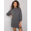 Dámské šaty RUE PARIS RV-SK-7207.03 DARK GREY