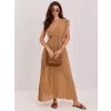 Dámské šaty RUE PARIS IT-SK-13166.85 CAMEL