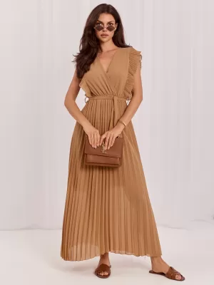 Dámské šaty RUE PARIS IT-SK-13166.85 CAMEL