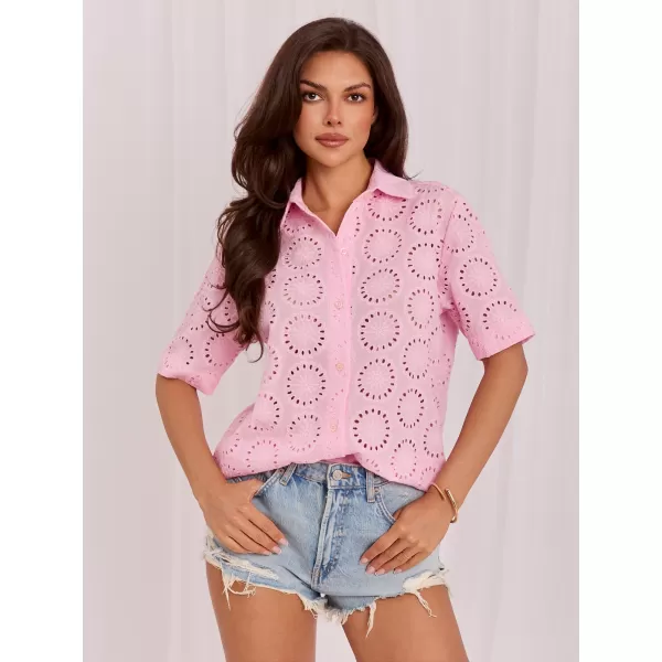  Dámská košile LAKERTA LK-KS-510284.76 BRIGHT PINK 