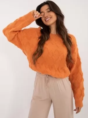 Dámský svetr WOOL FASHION ITALIA AT-SW-2361.61 ORANGE