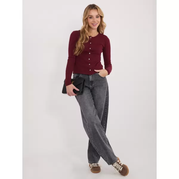  Dámské triko FACTORY PRICE WT-BZ-A1148.82 BURGUNDY 