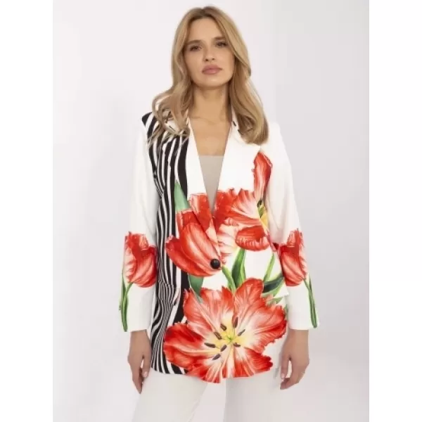  Dámské sako ITALY MODA DHJ-MA-18525-32.00 ECRU 