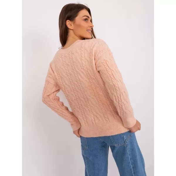  Dámský svetr WOOL FASHION ITALIA AT-SW-2335-1.68P PEACH 