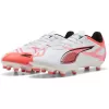 Kopačky PUMA ULTRA 5 PLAY FG/AG 108169-01 WHITE/BLACK/GLOWING RED