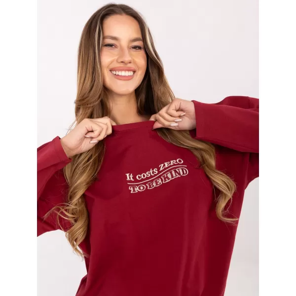  Dámská halenka RELEVANCE RV-BZ-A907.08P BURGUNDY 