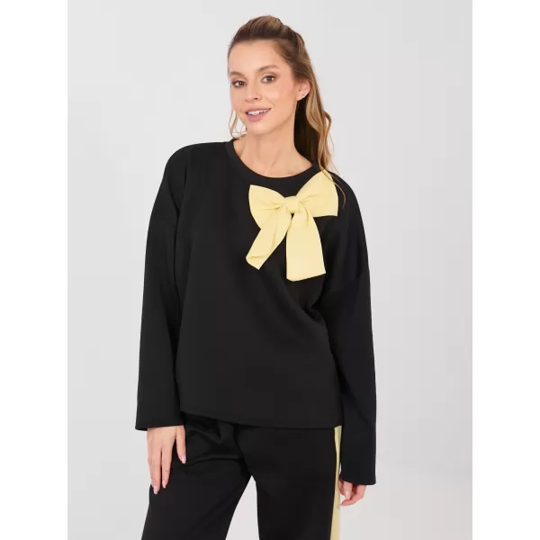 Dámská tepláková souprava RUE PARIS IT-KMPL-22220.69 BLACK 